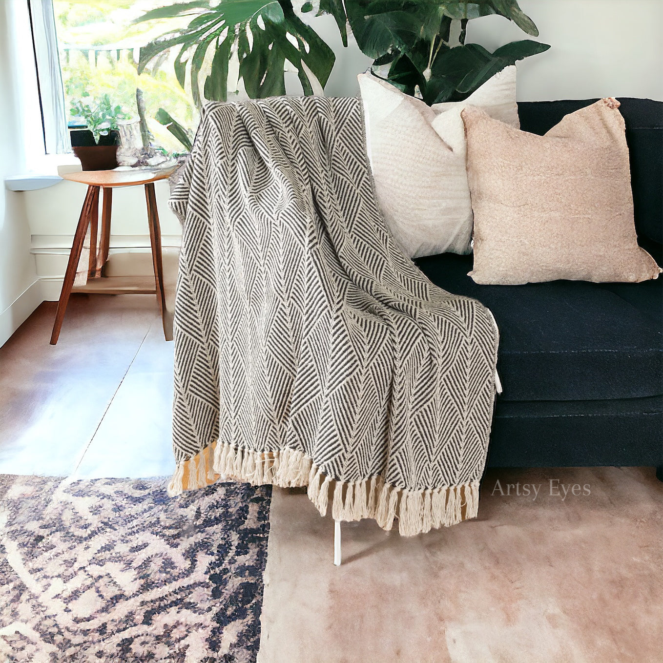 Cypress Knitted Throw Blanket