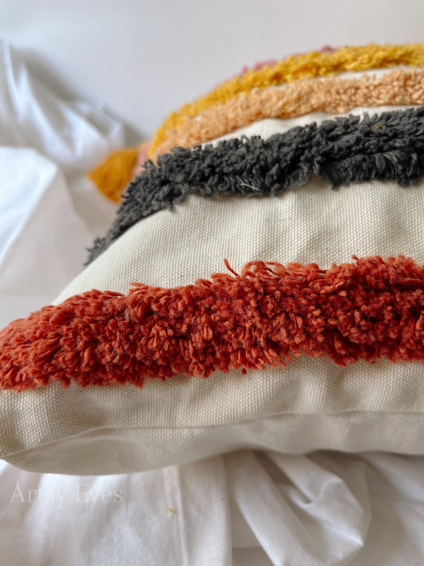 Arrays of Colors (Organic Cotton: Tufted)